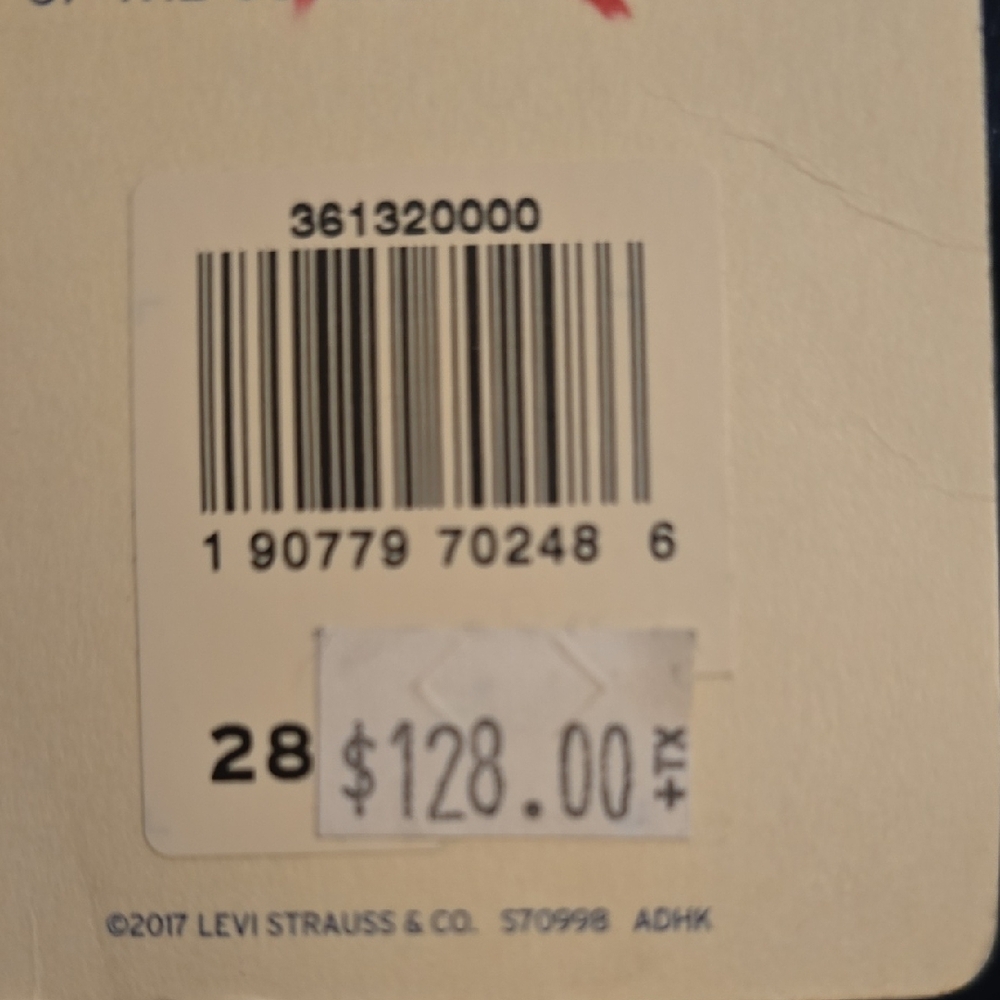 Levi’s Dark Overalls Size 28 - Picture 5 of 5